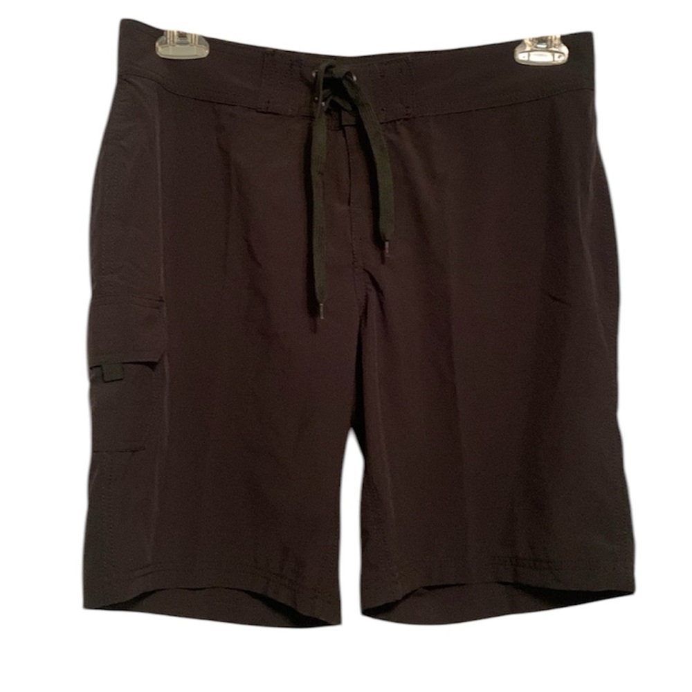 Kanu Surf women’s black marina stretch board short size 8 NWT swim surfing pool